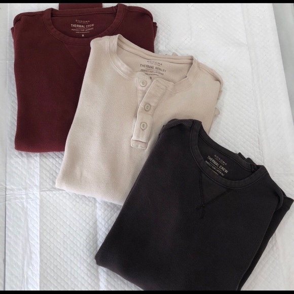 Sonoma Other - 🌟SONOMA- bundle of Thermal crews- medium - men’s